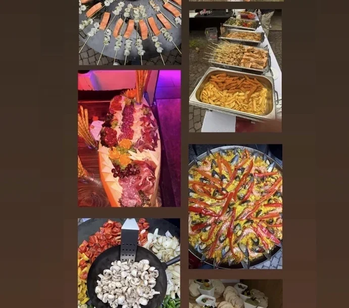 Vielfalt aus echten Marbella Caterings